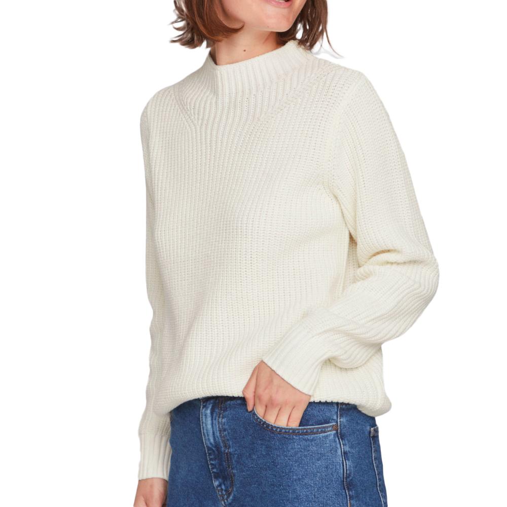 Pull Blanc Femme Vila Vitasha pas cher