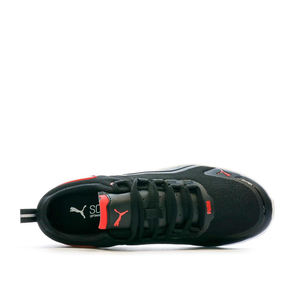 Baskets Noir/Rouge Homme Puma Electron Street Era vue 4