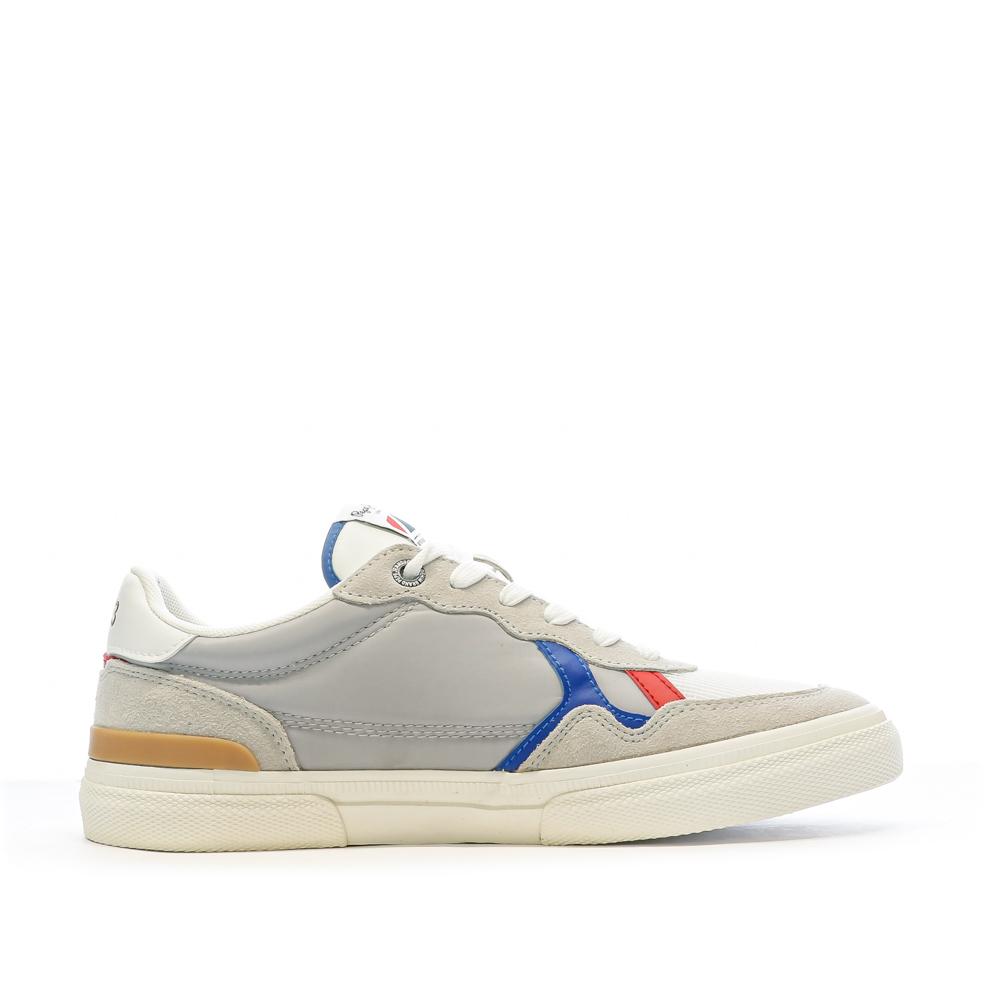 Baskets Blanches/Grises Homme Pepe jeans Kenton vue 2