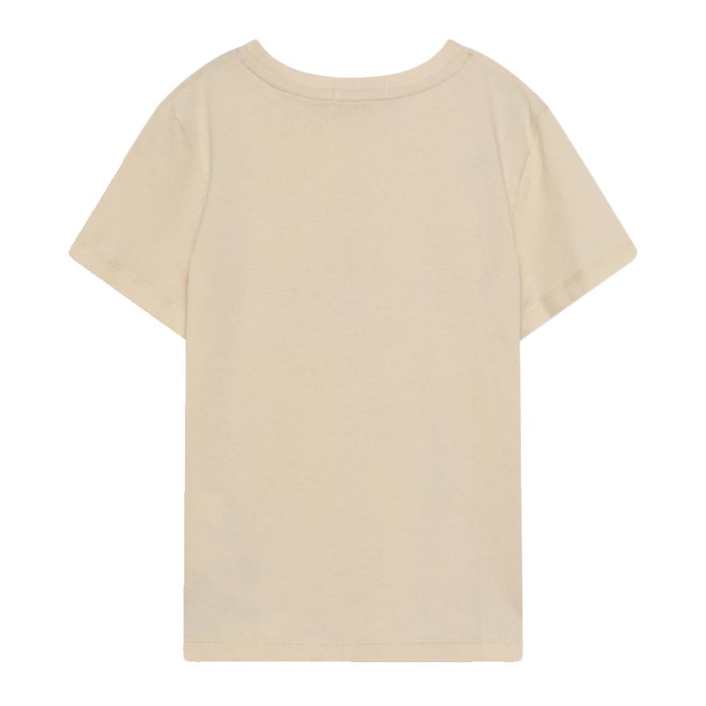 T-shirt Beige Garçon Calvin Klein Jeans Monogram vue 2