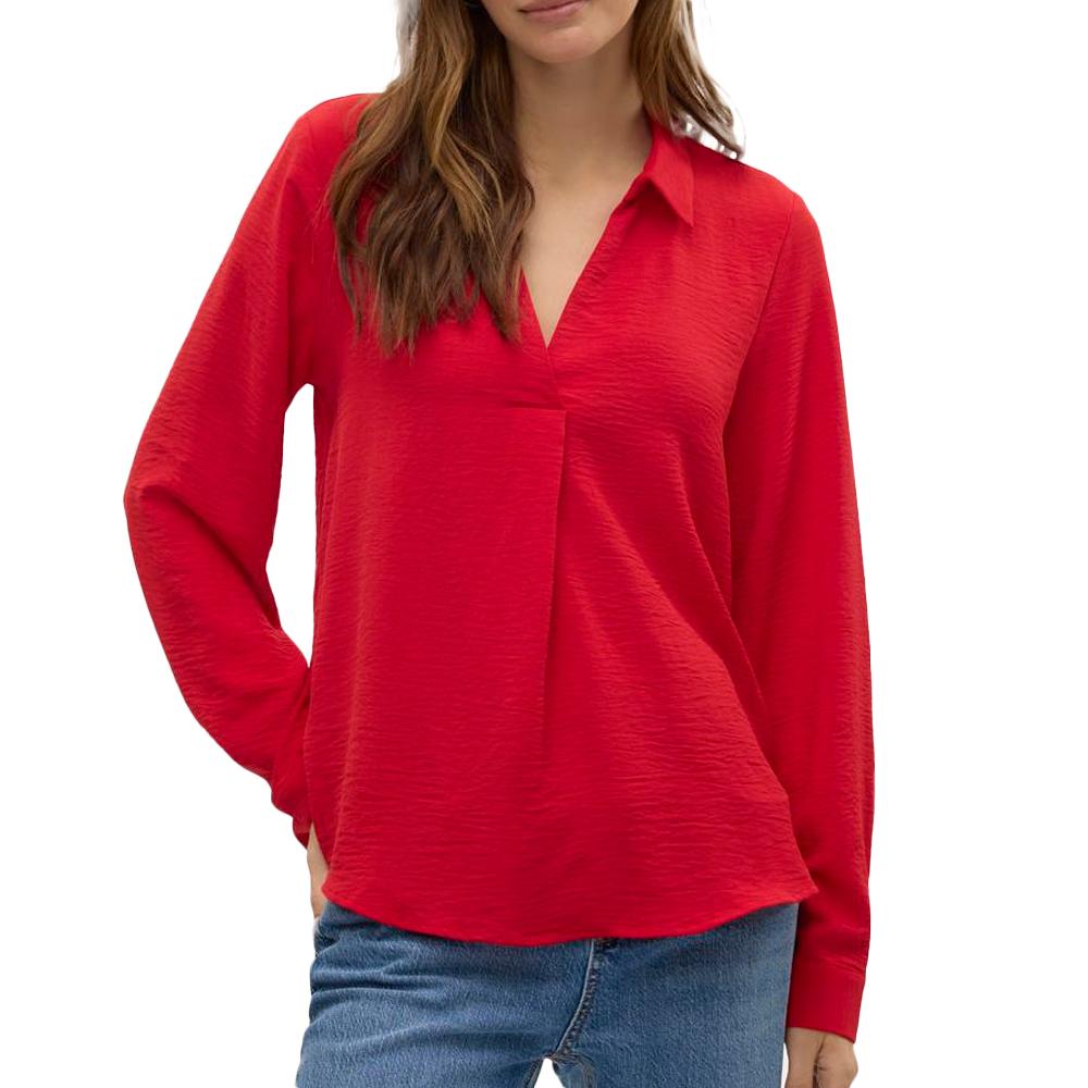 Blouse Rouge Femme Vero Moda Malva pas cher