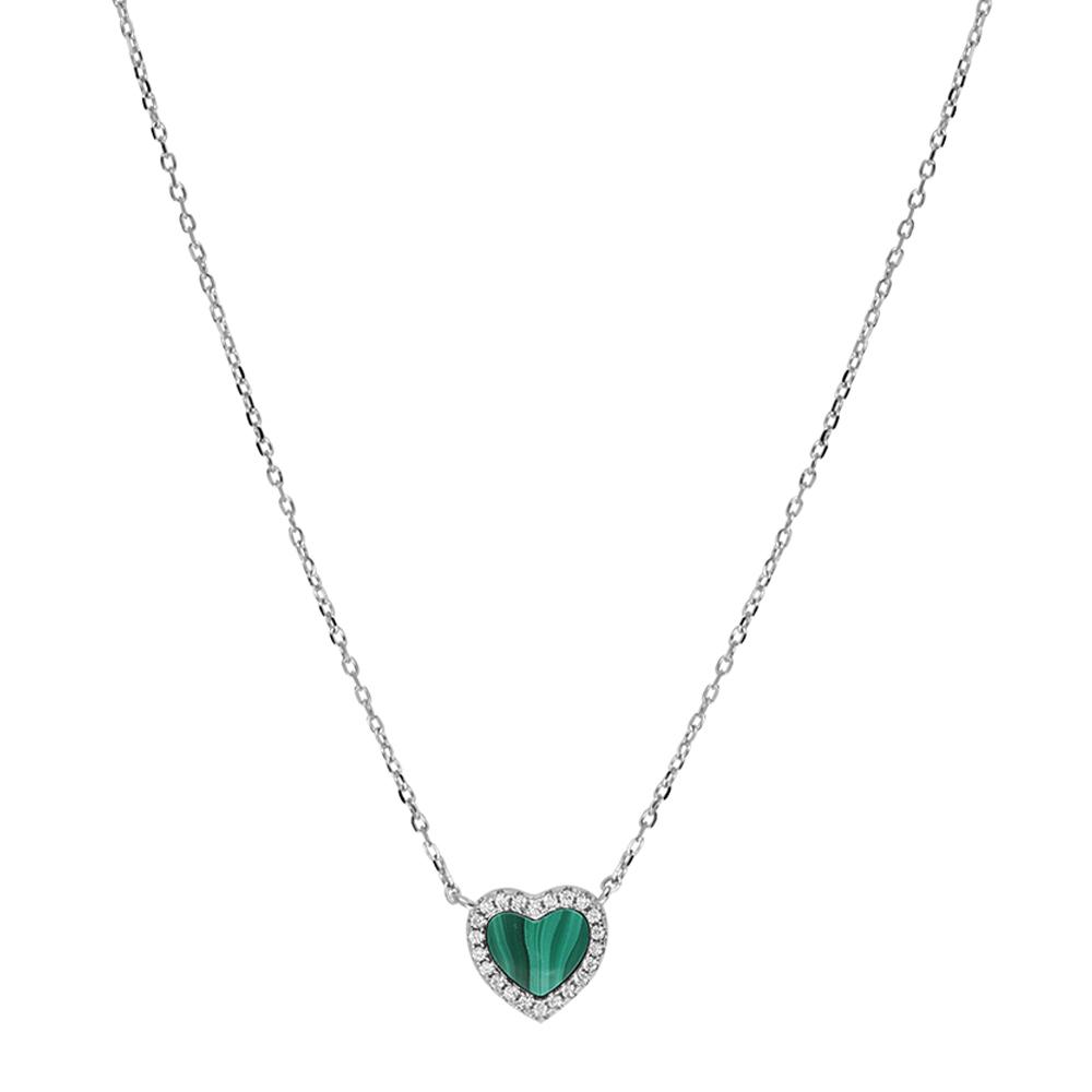 Collier Coeur Vert Clio Blue Angel vue 2