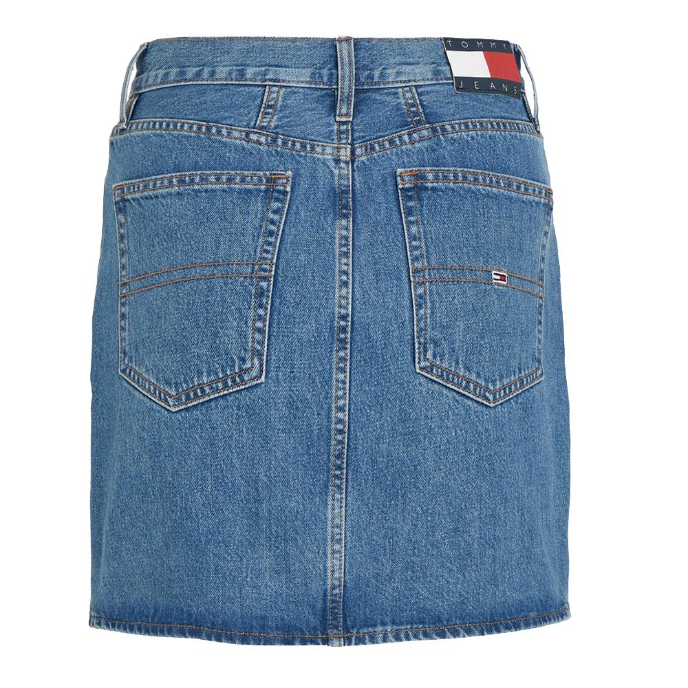 Jupe Mom Bleu Femme Tommy Hilfiger Skirt vue 2