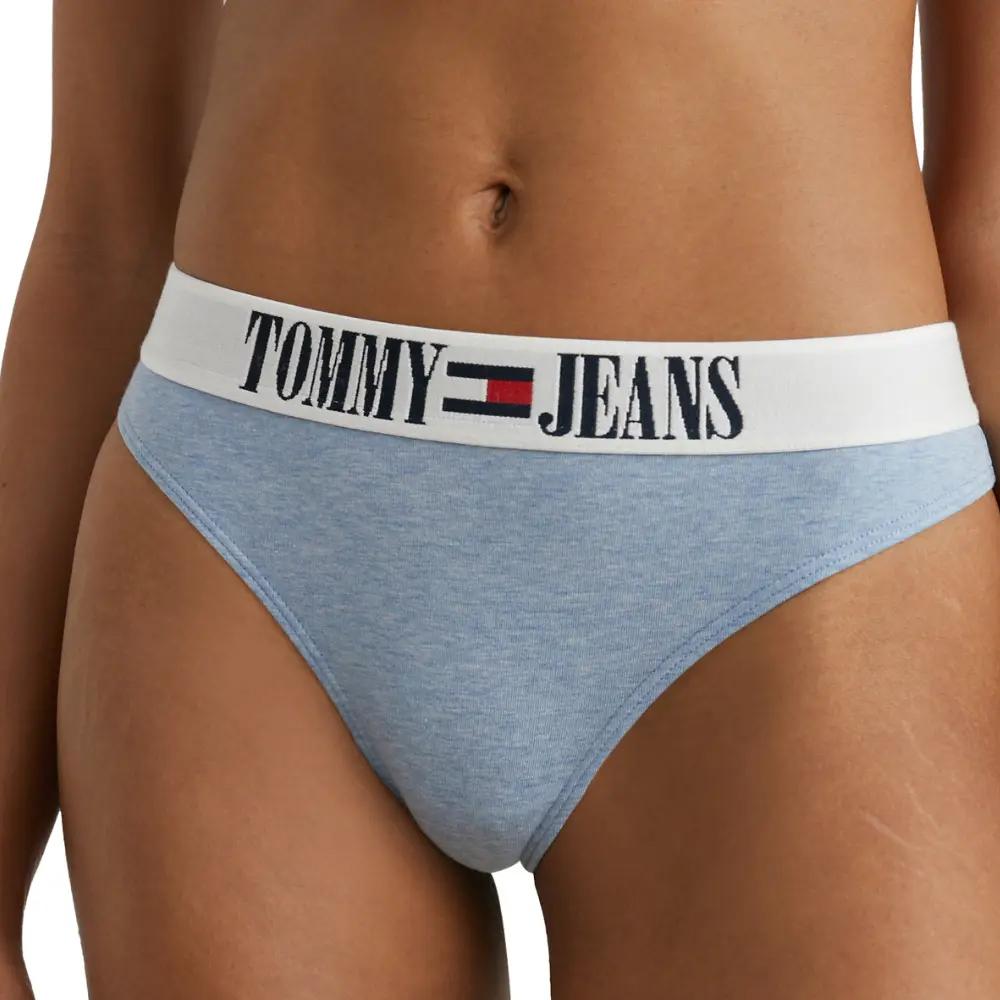 String Bleu Femme Tommy Jeans UW0UW04209 pas cher