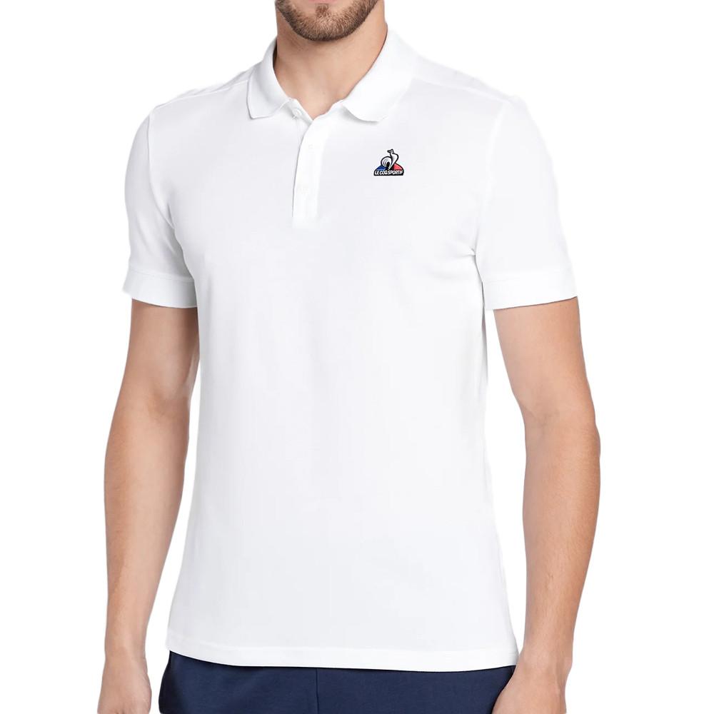 Polo Blanc Homme Le Coq Sportif Essential N°1 pas cher