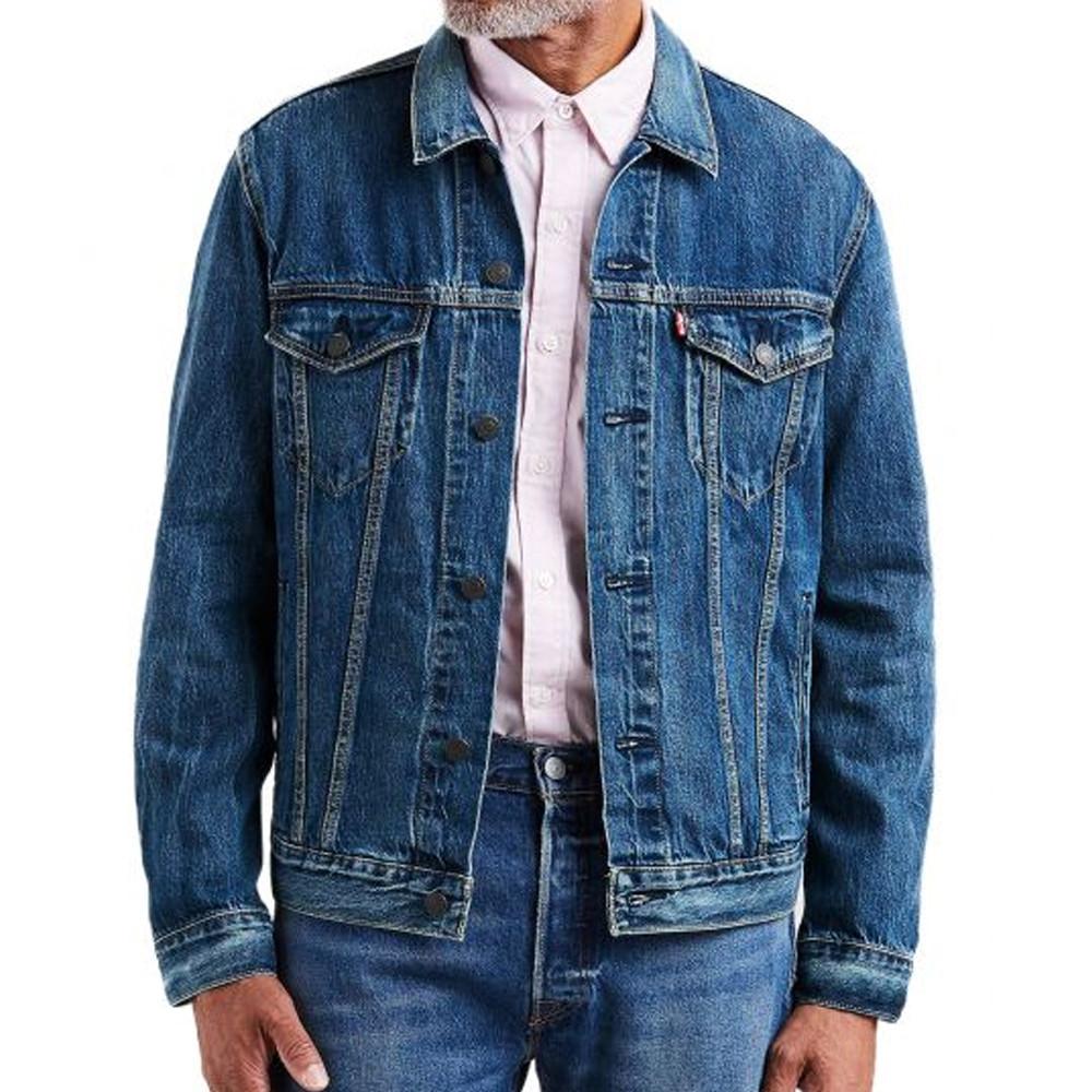 Veste en jean Bleu Homme Levi s 723