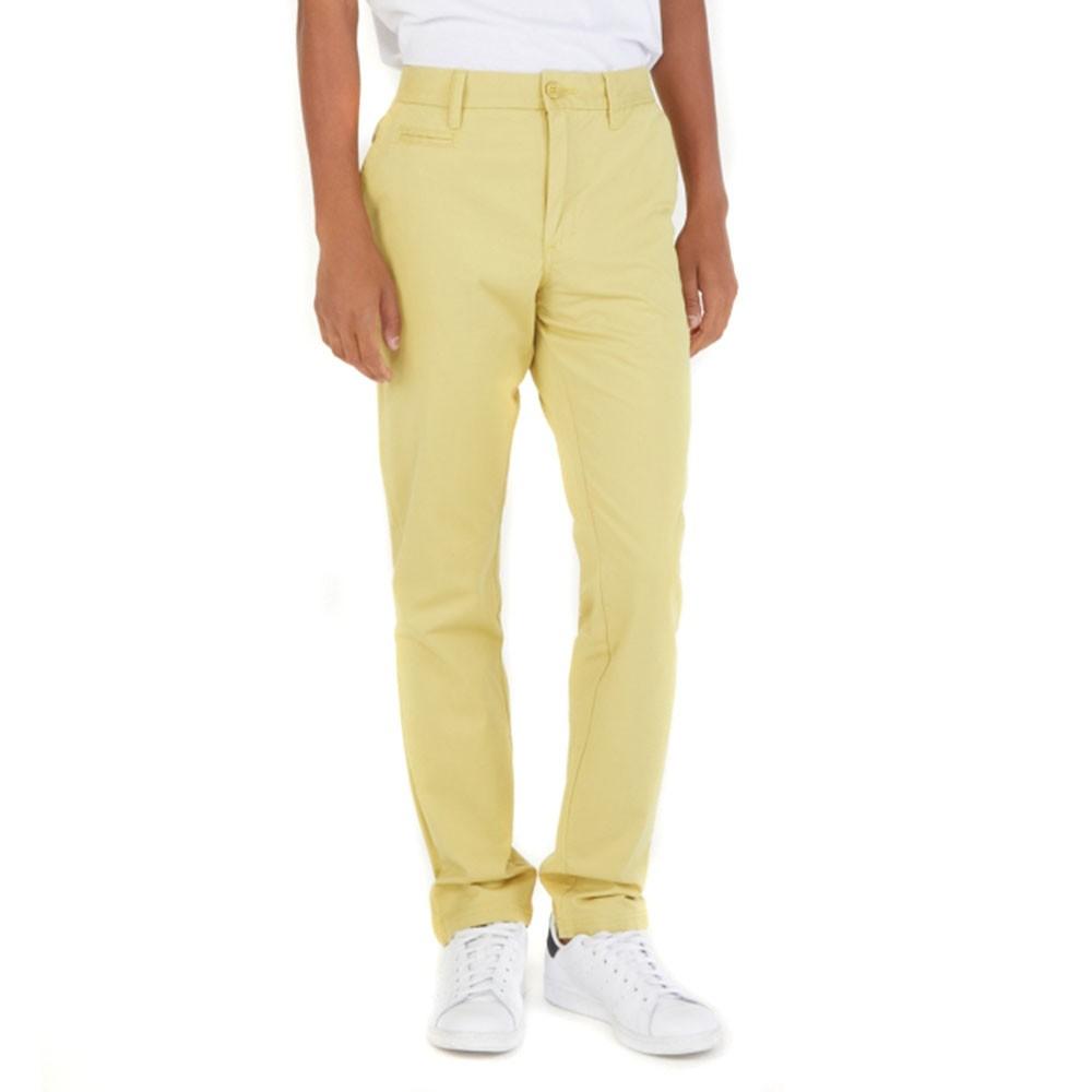 Pantalon chino jaune homme Teddy Smith pas cher