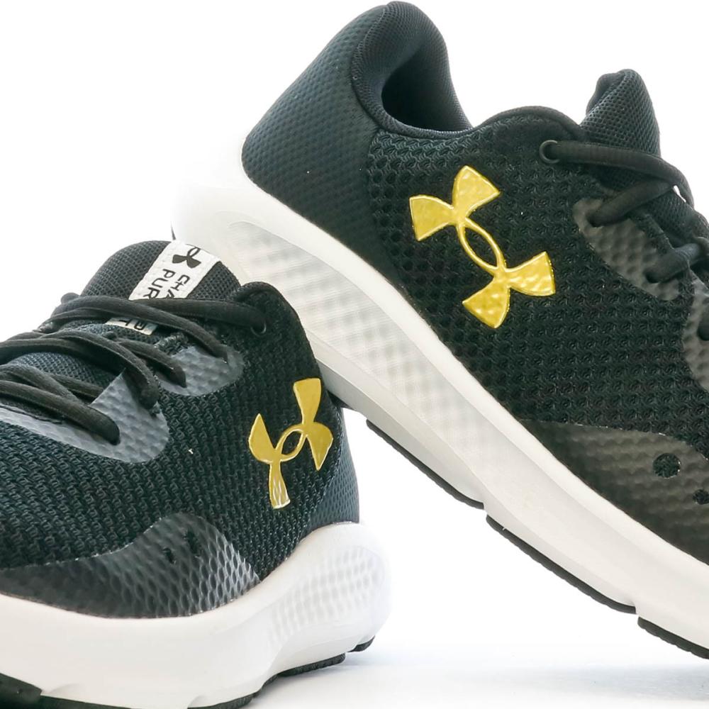 Chaussures de running Noir/Doré Homme Under Armour Charged Pursuit 3 vue 7