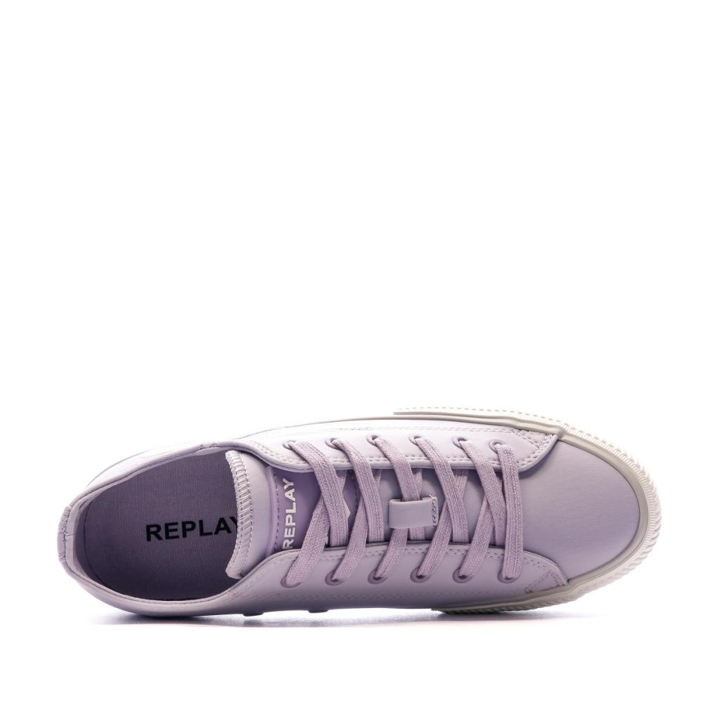 Baskets Violette Femme Replay Snap vue 4