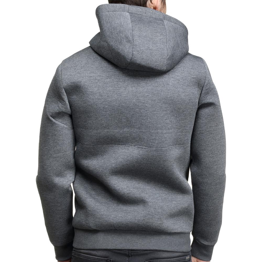 Sweat zippé Gris Foncé Homme Teddy Smith Nark vue 2