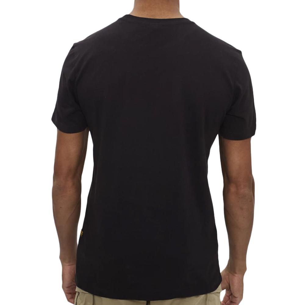 T-shirt Noir Homme G-Star Raw D25949 vue 2