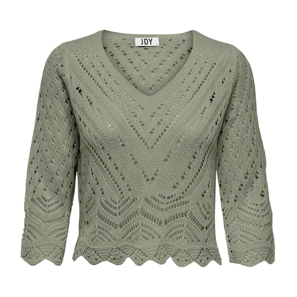 Pull En Maille Vert Femme JDY NEW pas cher