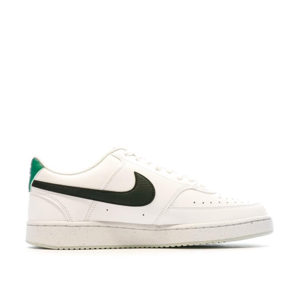 Baskets Blanches/Noires Homme Nike Court Vision vue 2