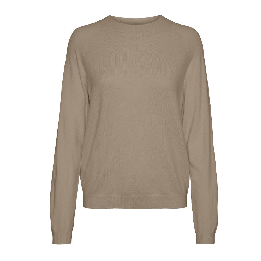 Pull Camel Femme Vero Moda Happiness pas cher