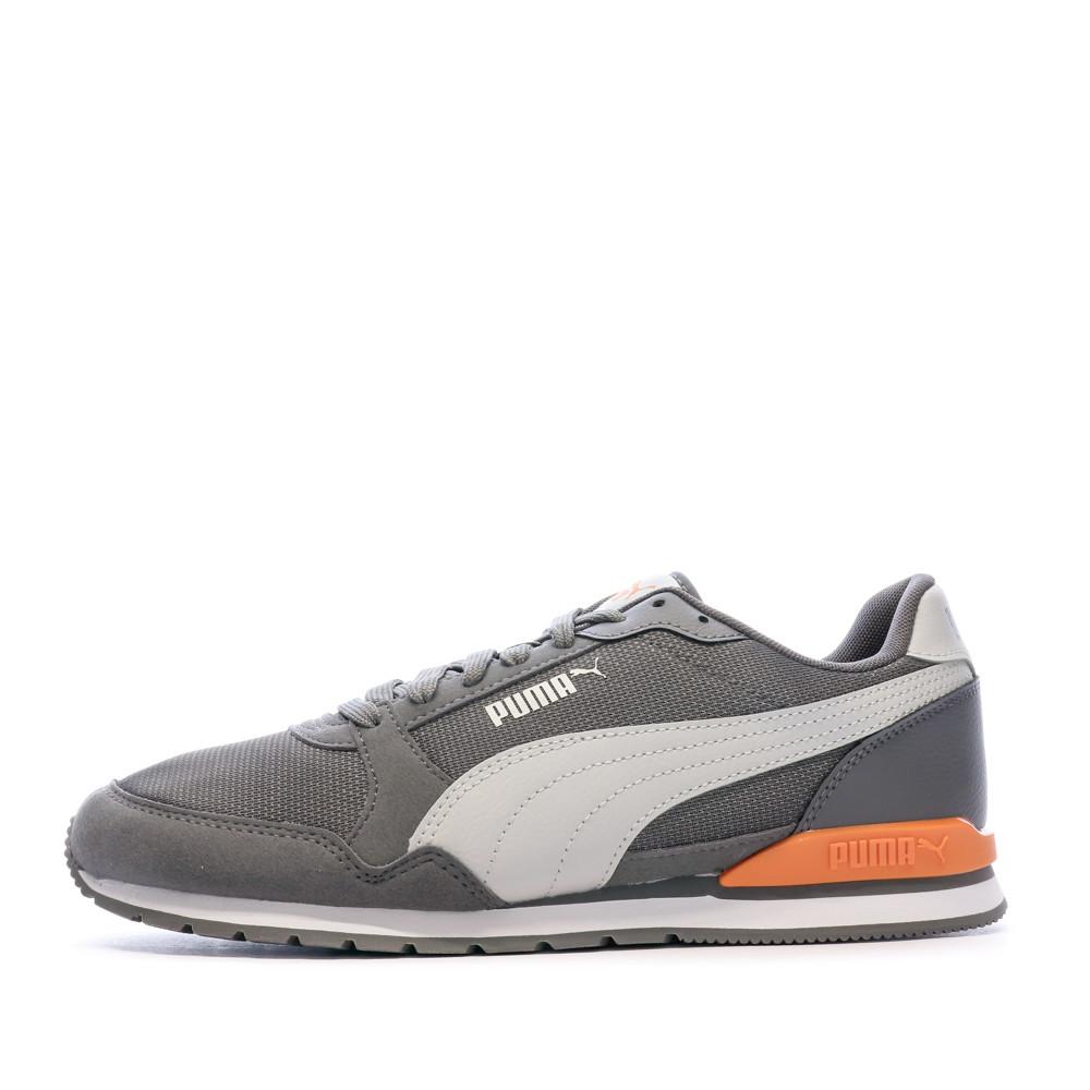 Baskets Grises Homme Puma V3 Mesh Castlerock pas cher