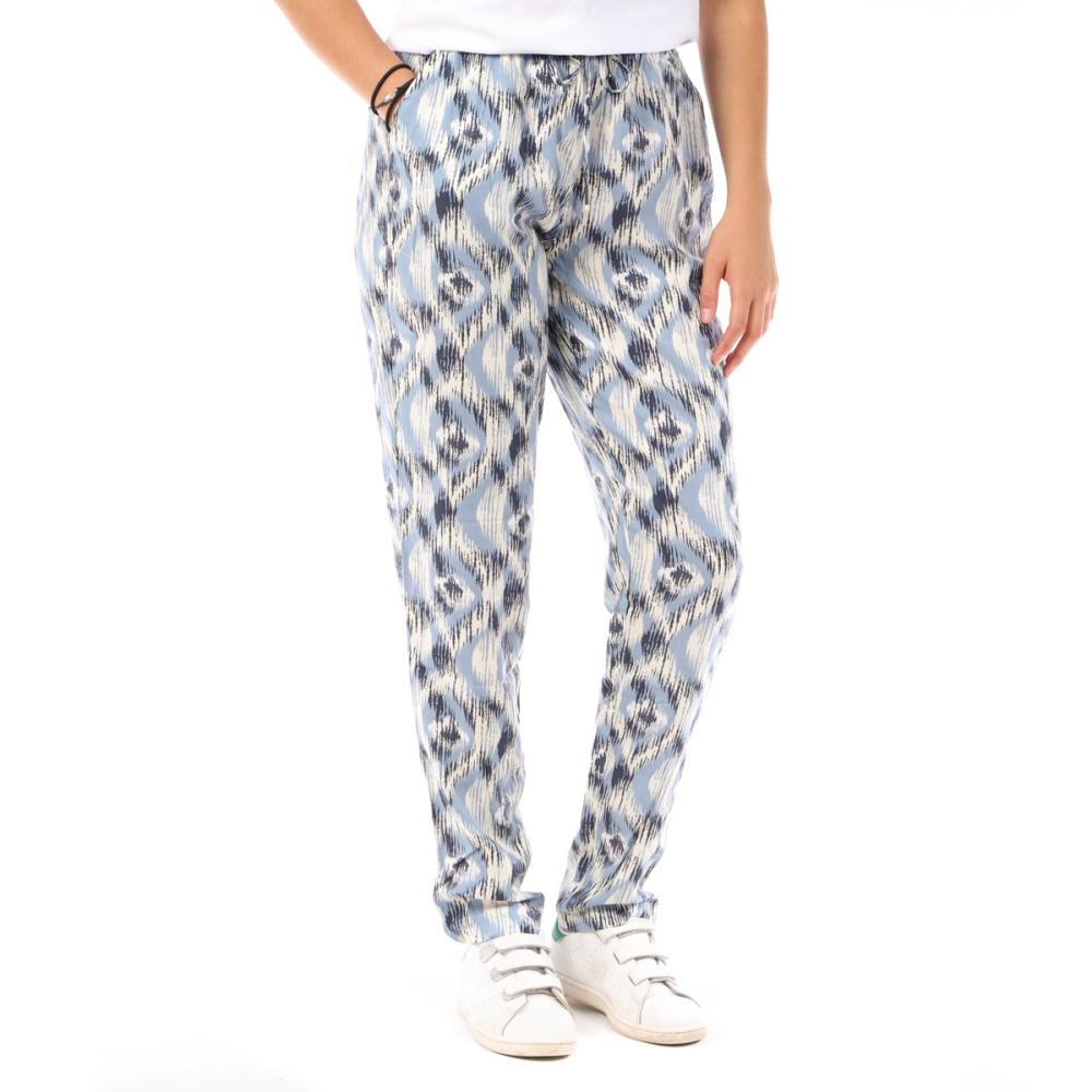 Pantalon Bleu à Motifs Femme Only Nova Life pas cher