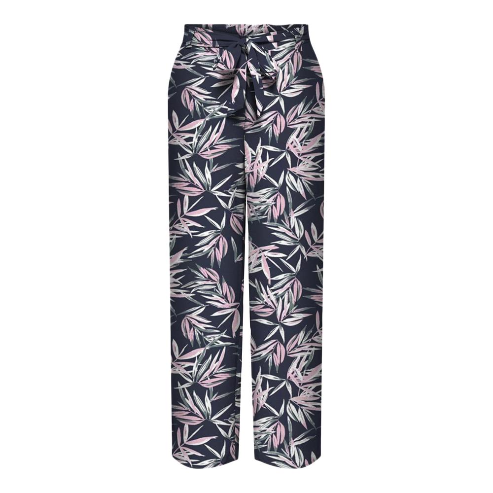 Pantalon Marine/Rose Femme Only Nova Life Palazzo pas cher