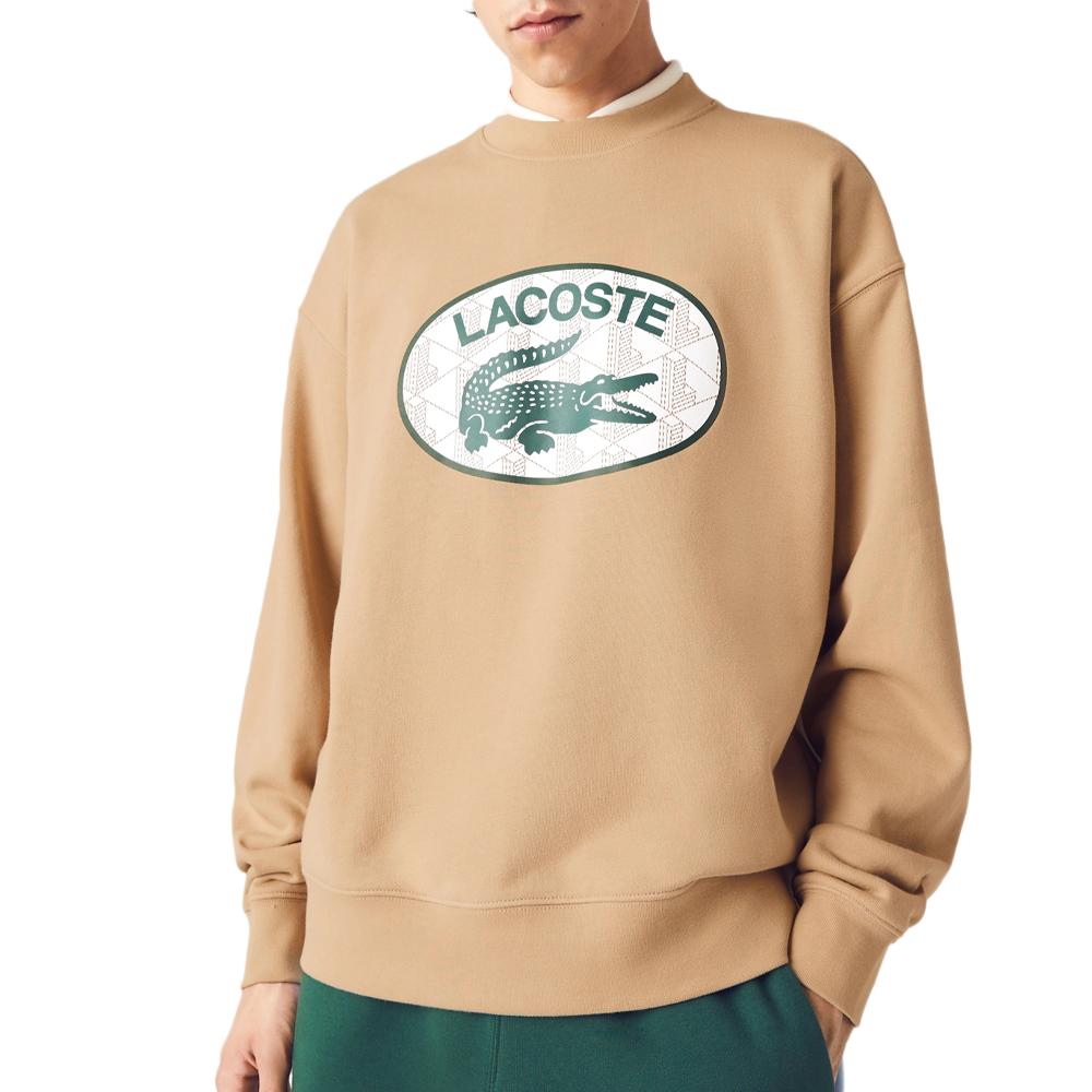 Sweat Beige Homme Lacoste Sweatshirt SH2524 pas cher