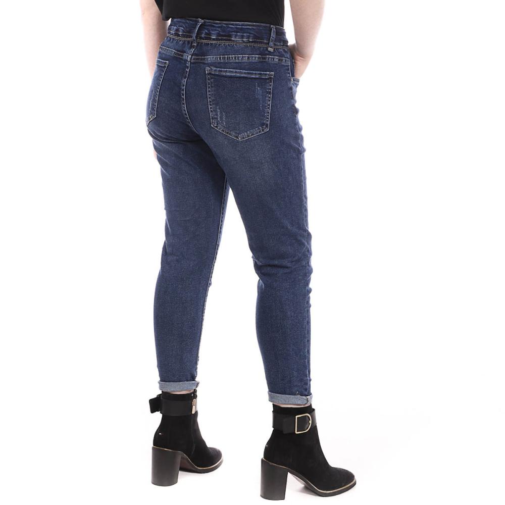 Jeans Bleu Brut Mom Femme Monday Premium vue 2