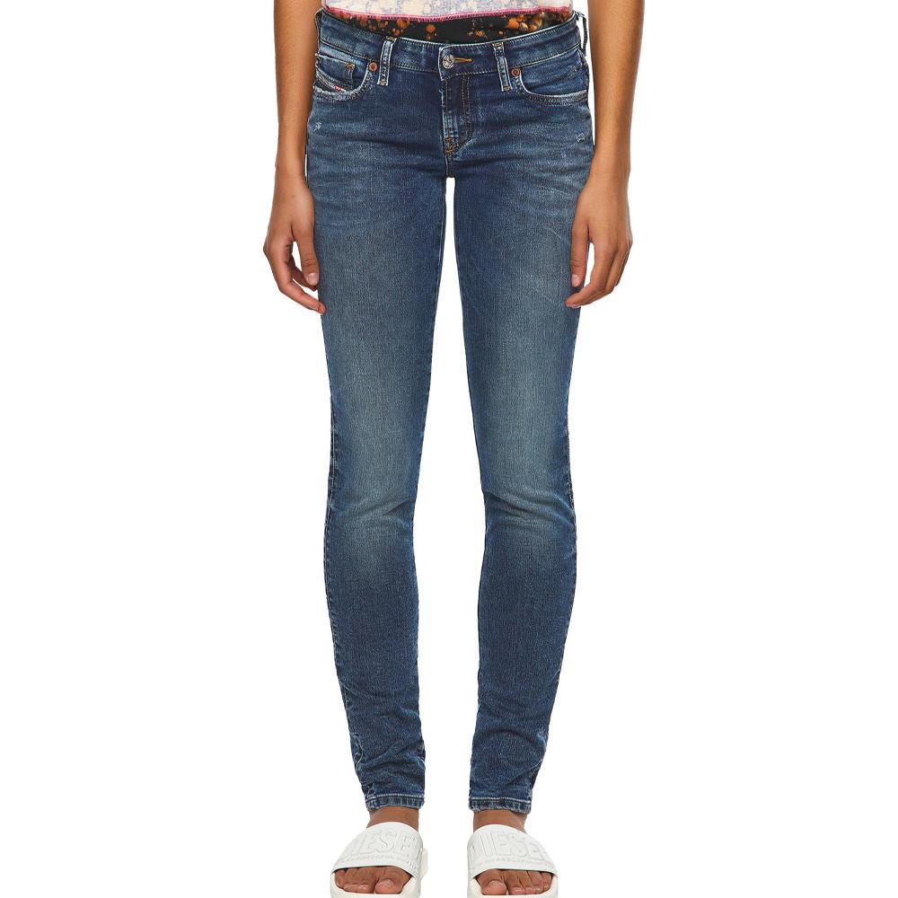 Jean Slim Bleu Femme Diesel Gracey