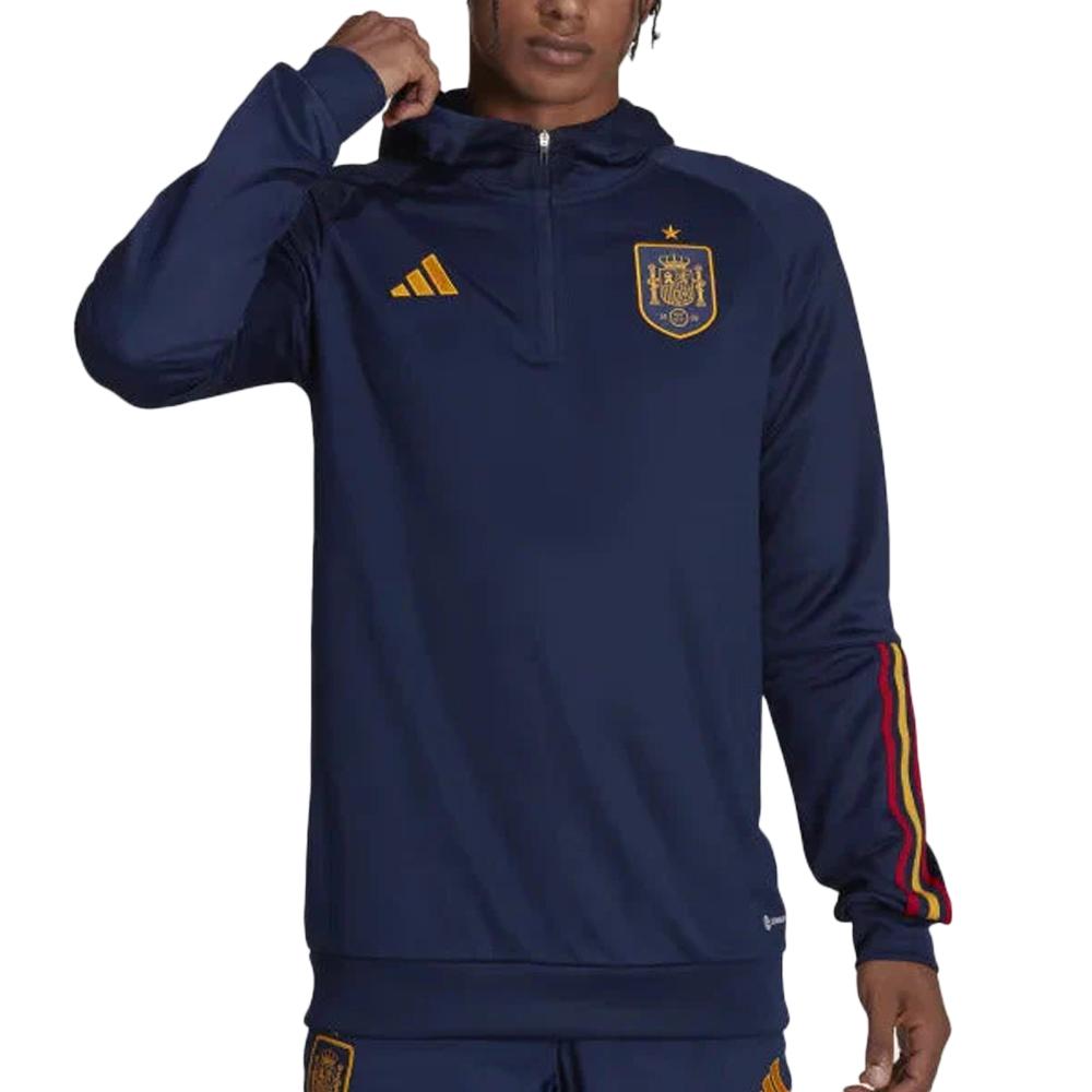 Espagne Sweat à Capuche Marine Homme Adidas 2022/2023 pas cher