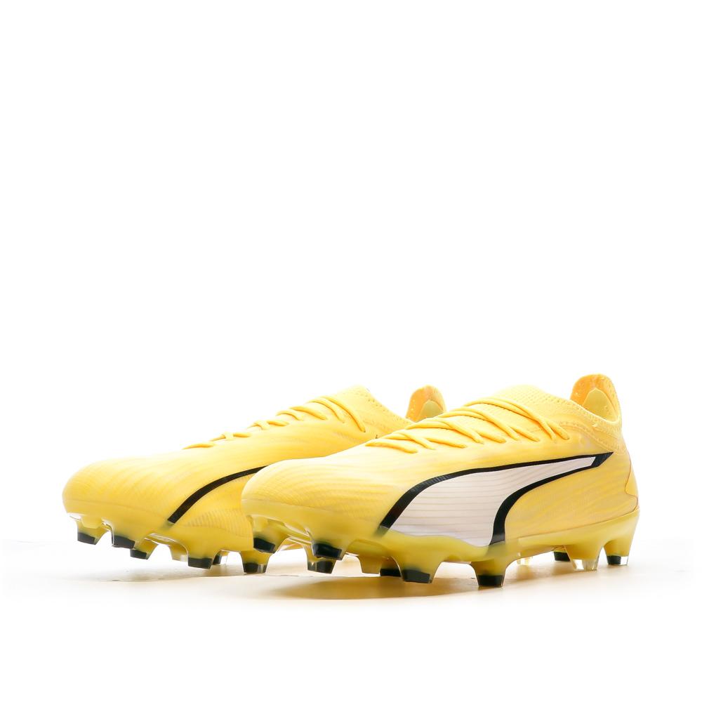 Chaussures de football Jaune/Noire Homme Puma Ultra Ultimate 107311 vue 6