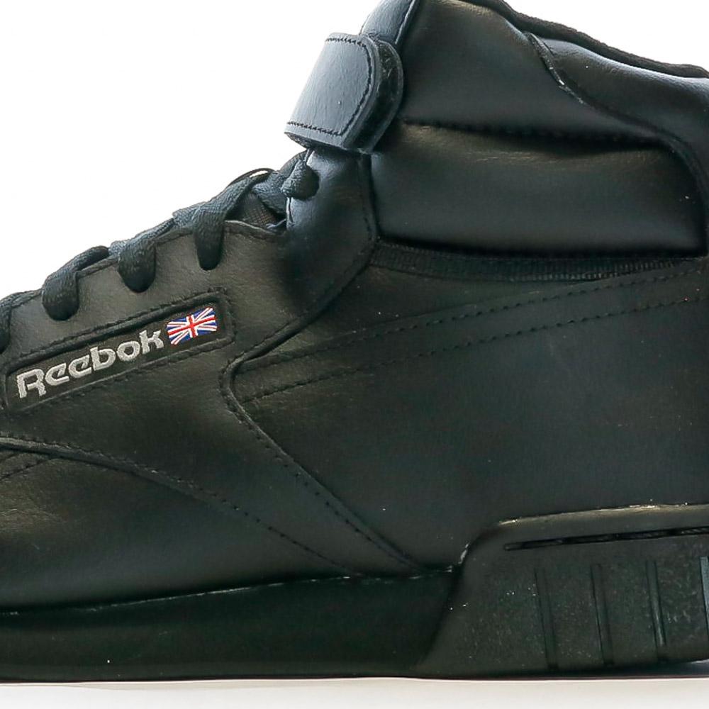 Mens black high top reebok classics online