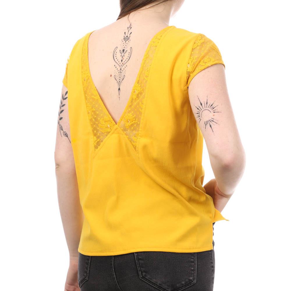 Blouse Jaune Femme Teddy Smith Taya vue 2