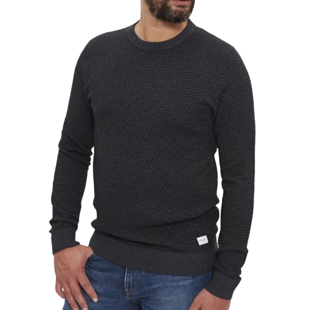 Pull Gris Homme Jack & Jones Whatlas pas cher