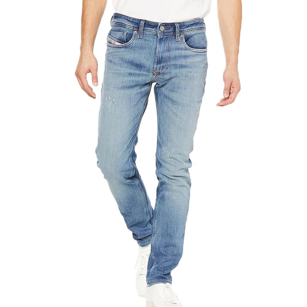 Jean Skinny Fit Bleu Délavé Homme Diesel1979 Sleenker pas cher