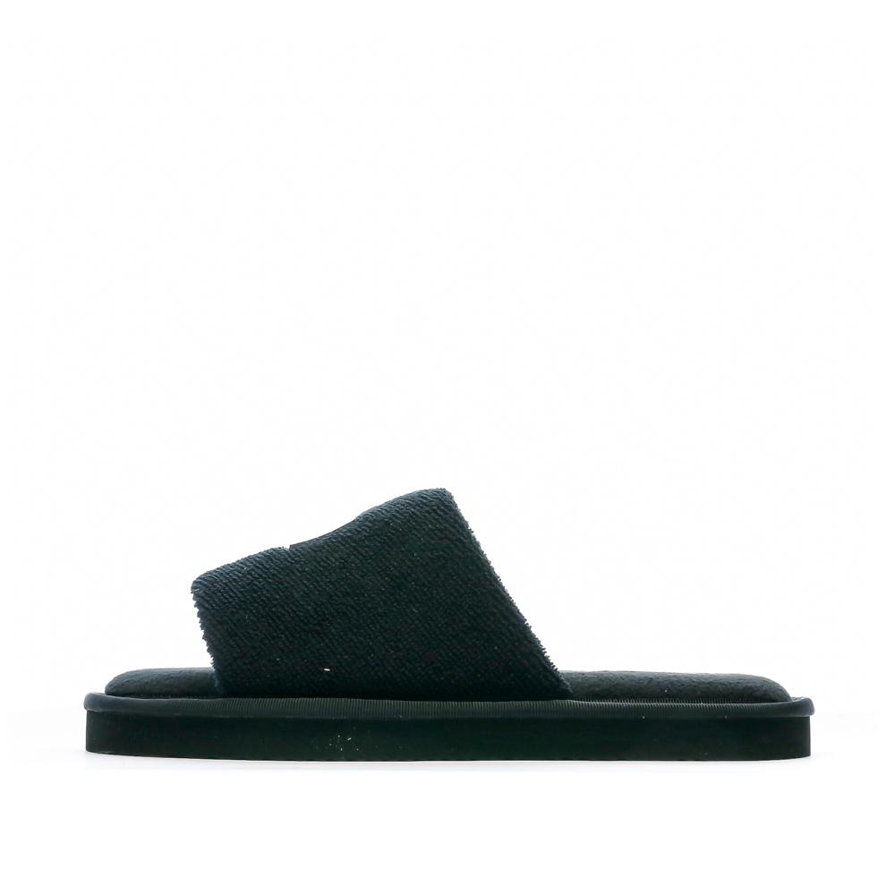 Chaussons Noir Femme Calvin Klein Jeans Home Slipper pas cher