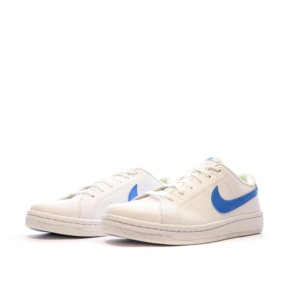 Baskets Blanches/Bleu Homme Nike Court Royale 2 vue 6