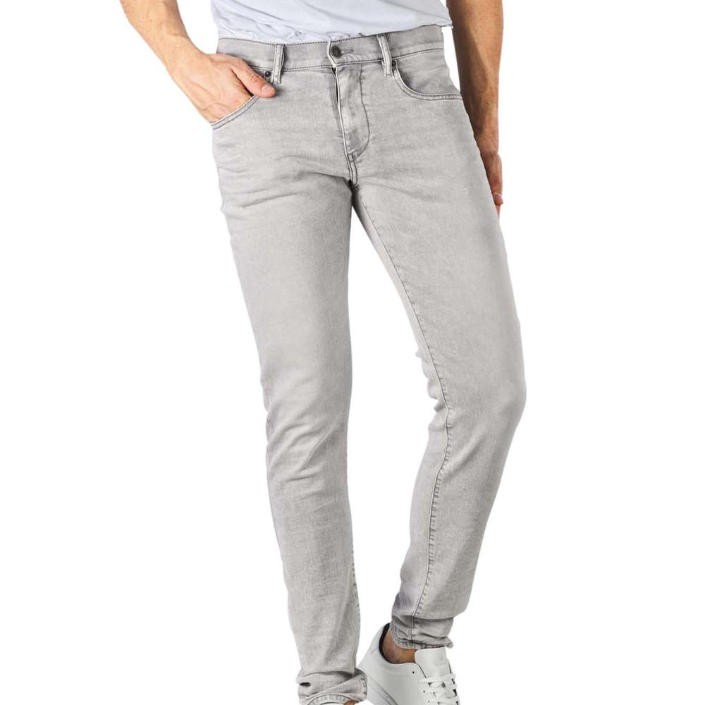 Jean Slim Gris Homme Diesel Strukt pas cher