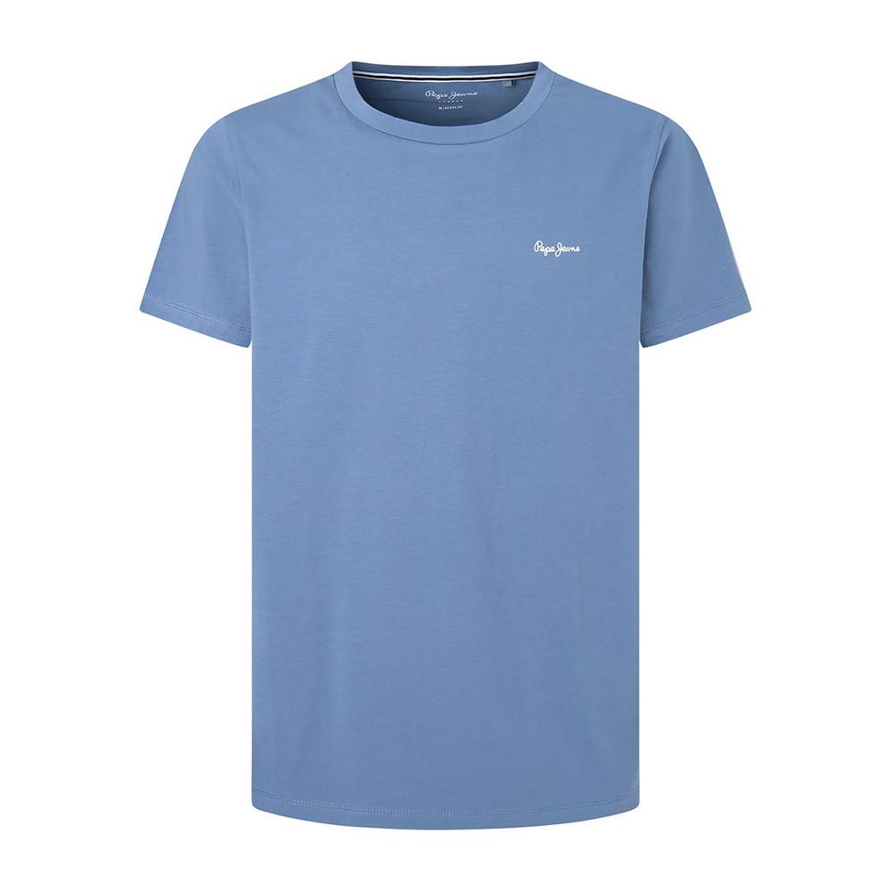 T-shirt Bleu Homme Pepe jeans Nouvel pas cher