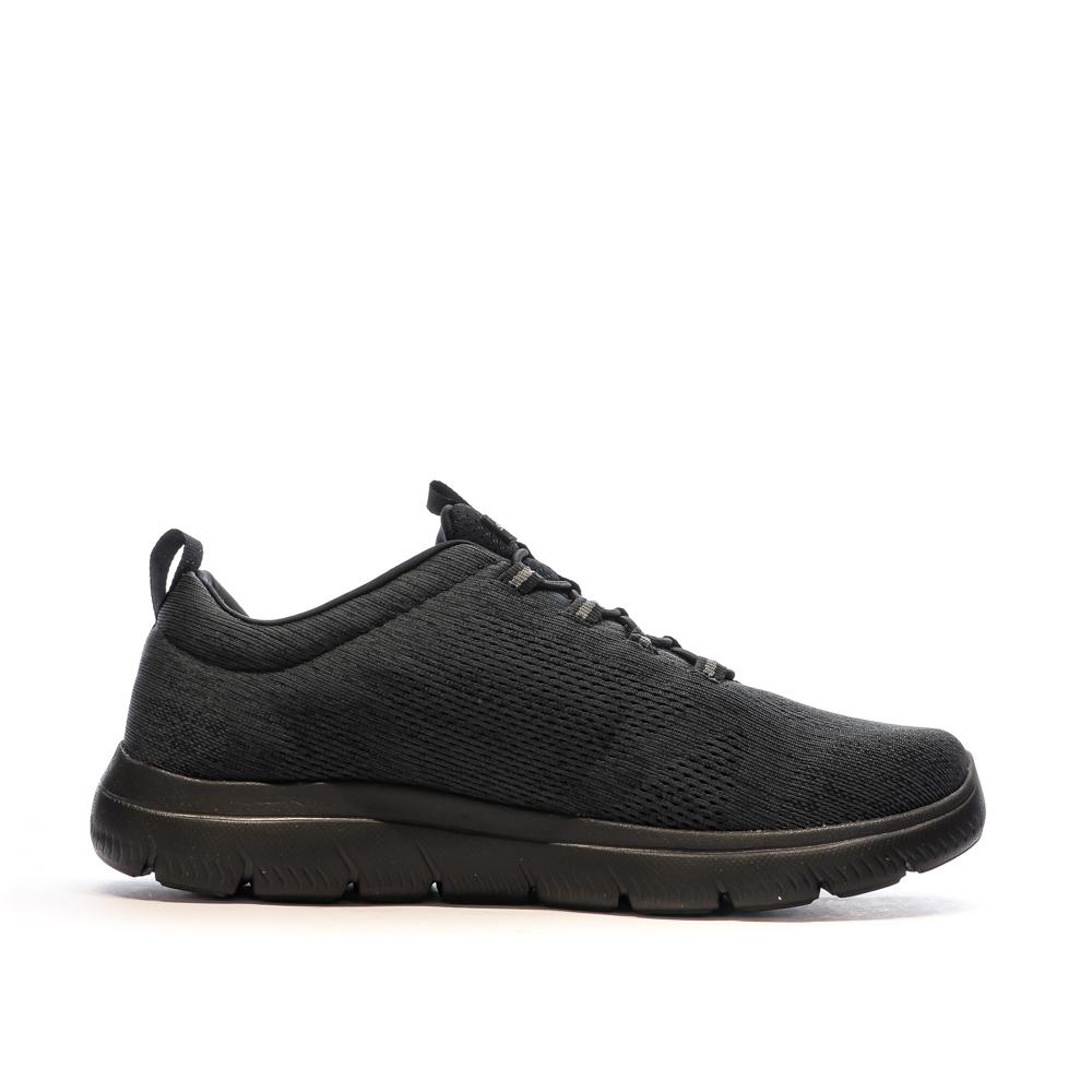 Baskets Noires Homme Skechers Summits vue 2