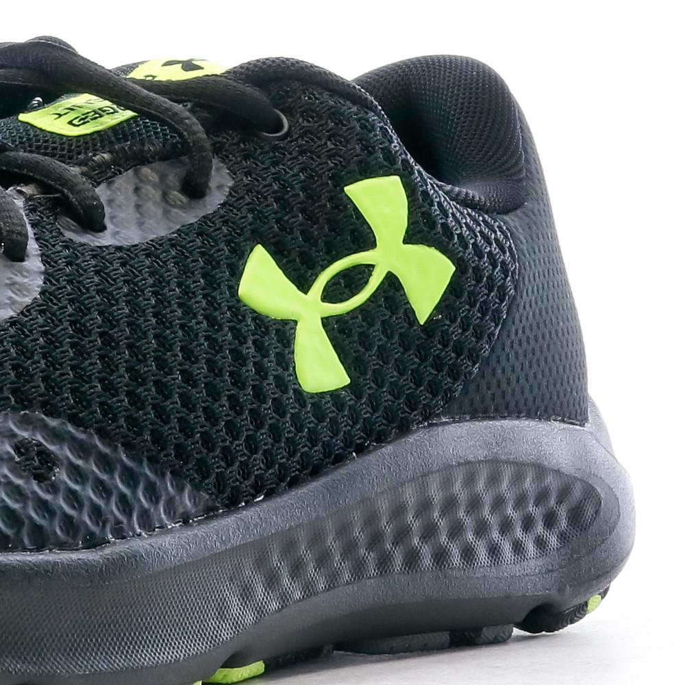 Chaussures de running Noir/Jaune Homme Under Armour Charged Pursuit 3 vue 7