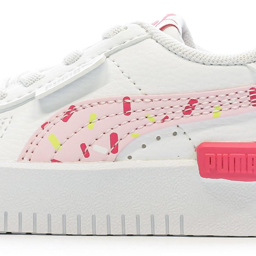 Baskets Blanche/Rose Fille Puma Jada Sprinkles vue 7