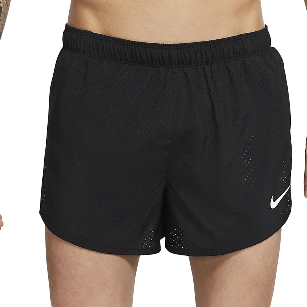 Short de Running Noir Homme Nike Fast 4in pas cher