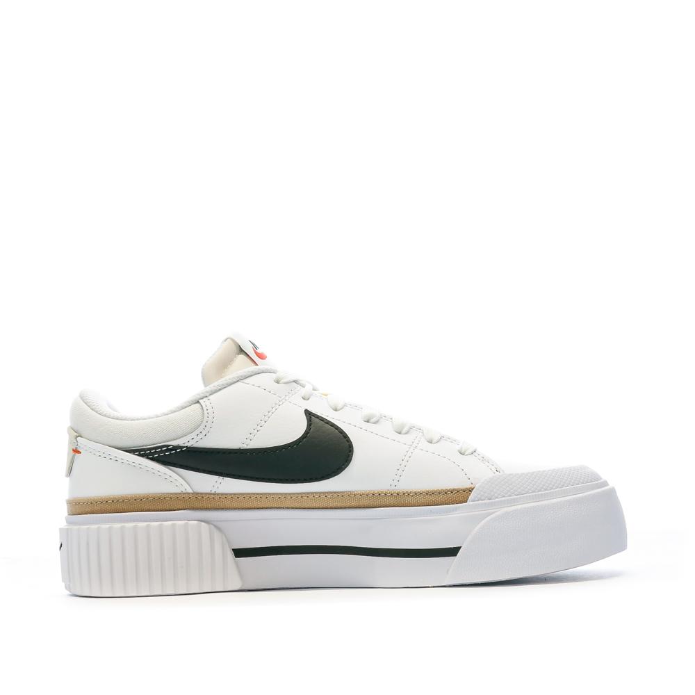 Baskets Blanches Femme Nike Court Legacy Lift vue 2