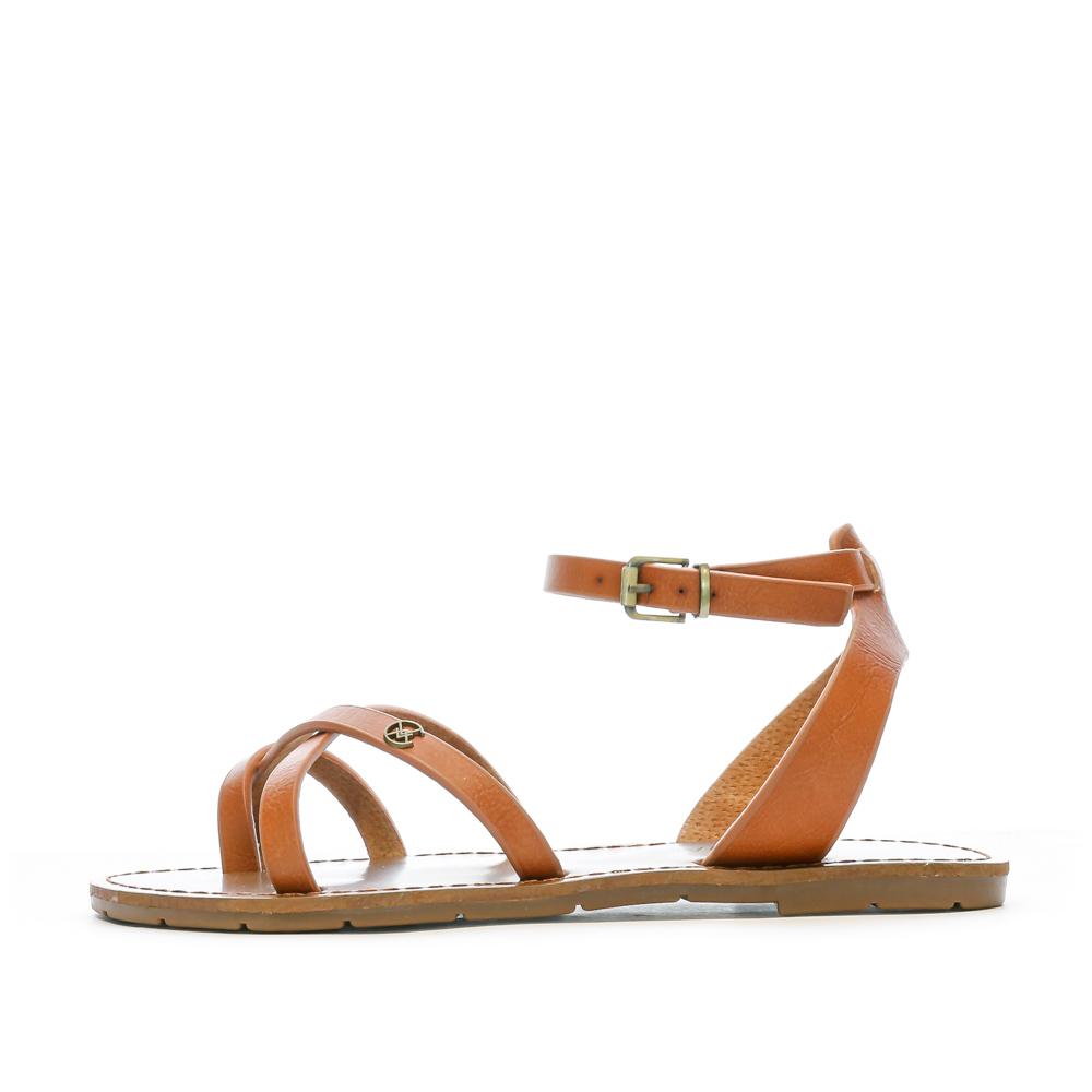 Sandales Camel Femme Chattawak Perla pas cher