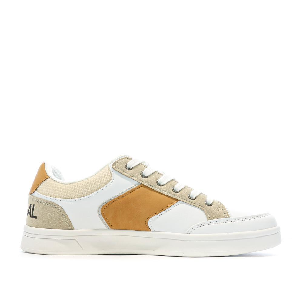 Baskets Blanche/Camel Homme Kaporal Draglow vue 2