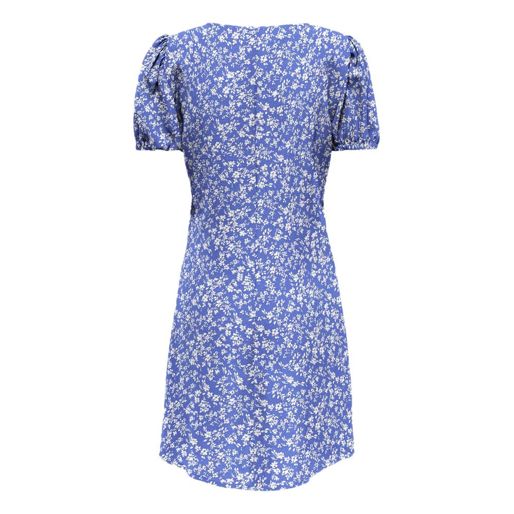 Robe Bleu/Blanche à fleurs Femme Only Nova vue 2