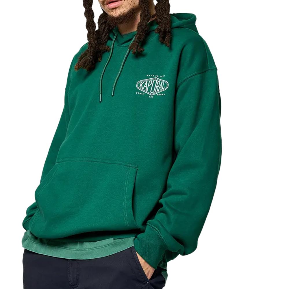 Sweat Capuche Vert Homme Kaporal VARDOH pas cher