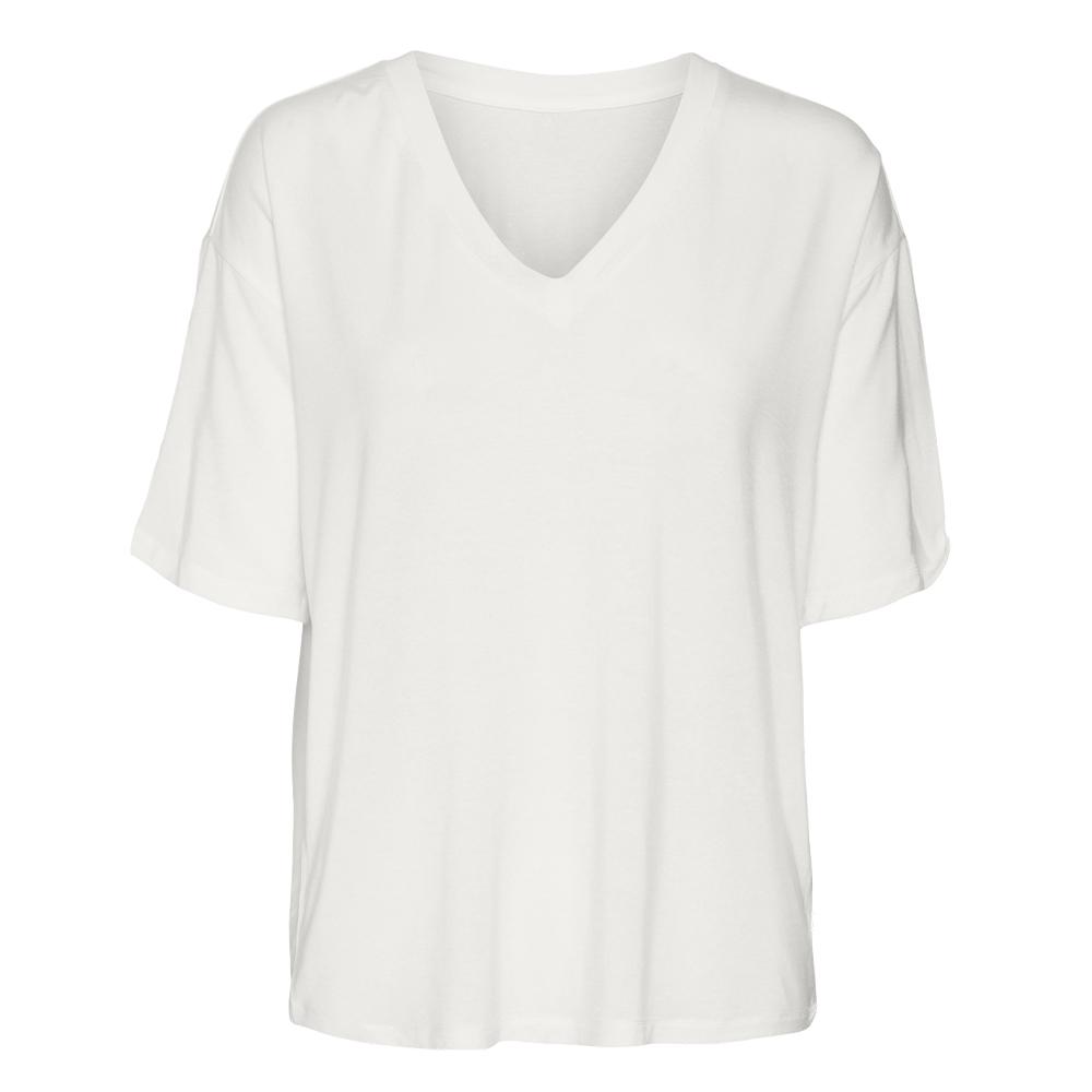 T-Shirt Blanc Femme Vero Moda Hira pas cher