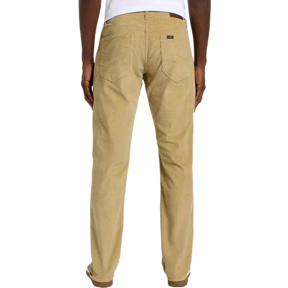 Pantalon En Velours Droit Beige Homme Lee Sand vue 2