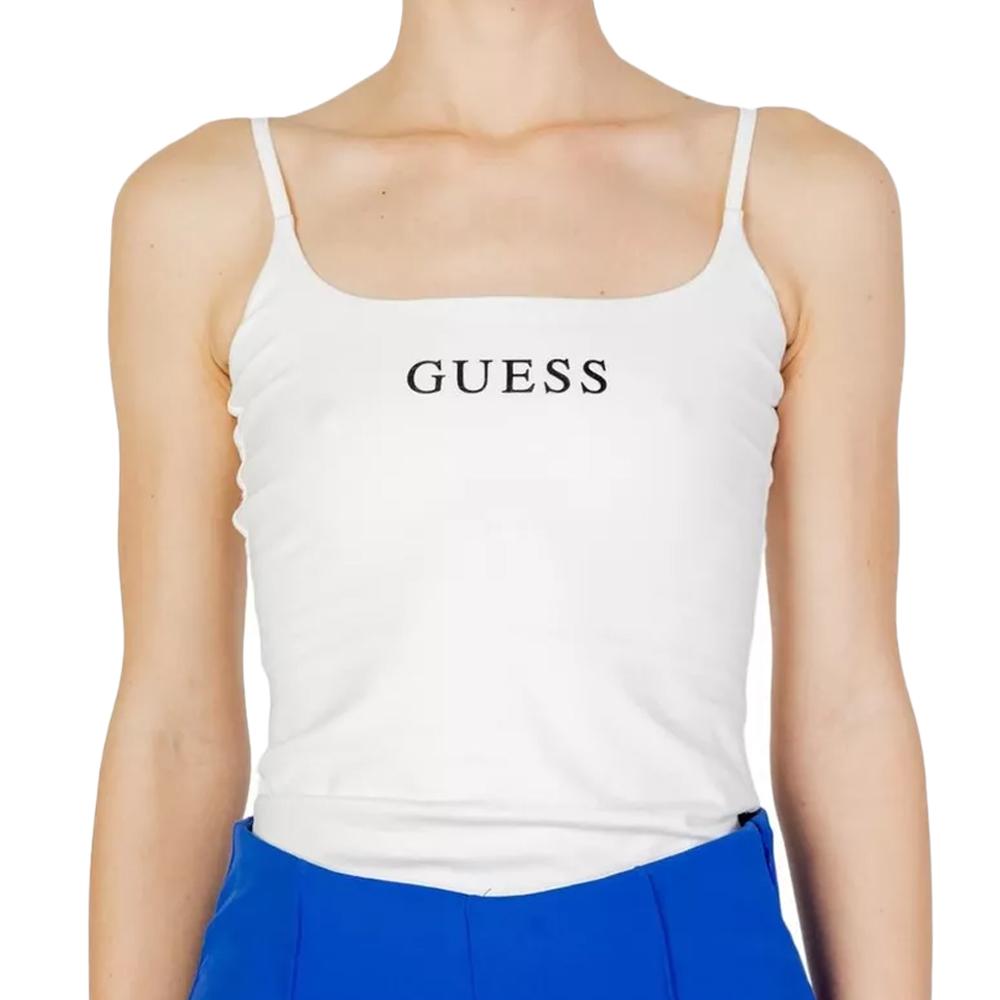 Débardeur Blanc Femme Guess Rory pas cher