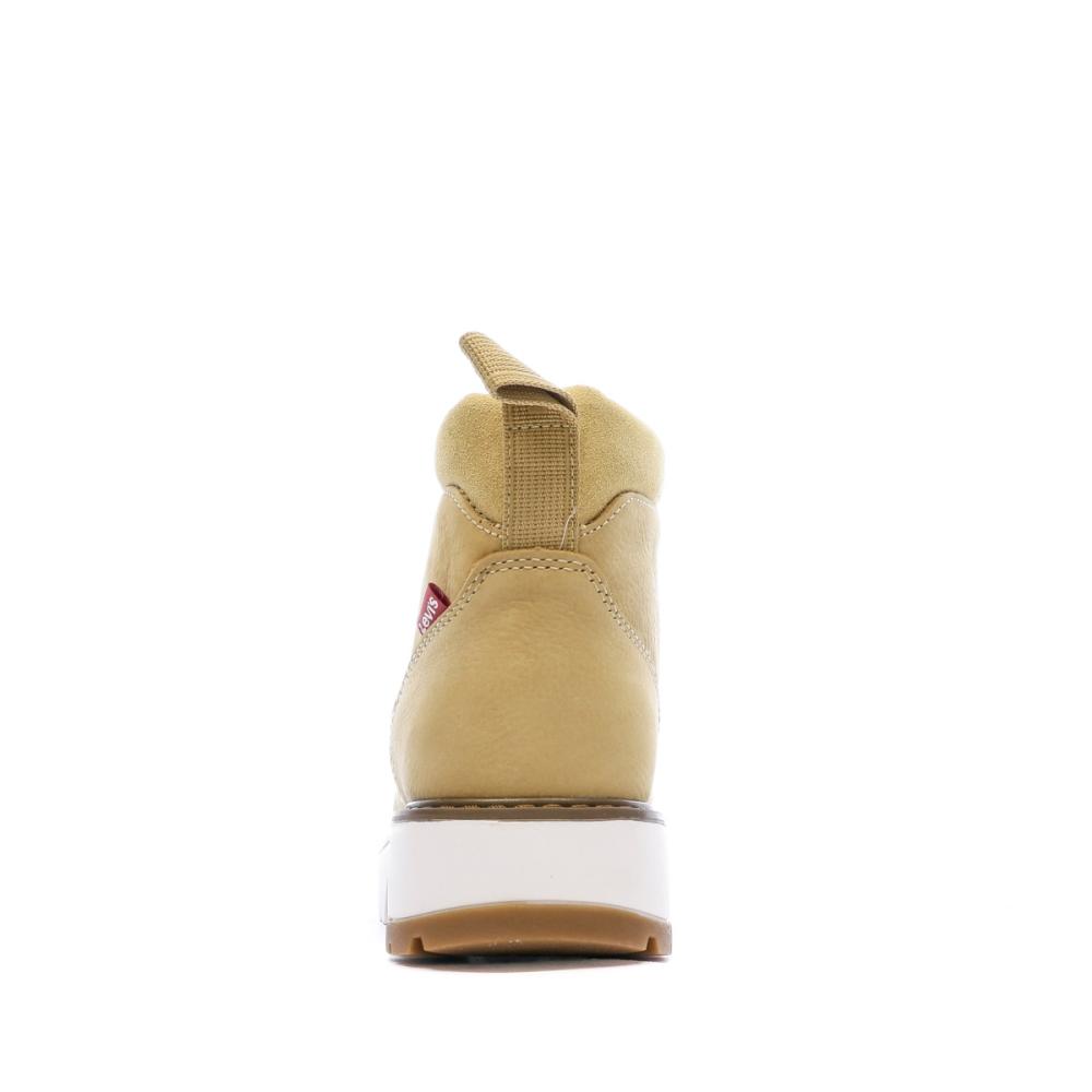 Boots Camel Femme Levi's Solvi Ankle vue 3