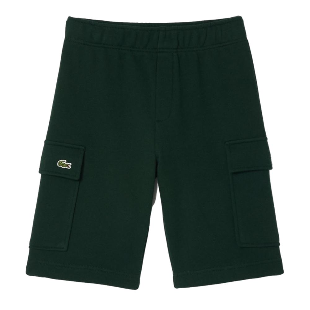 Short Noir Garçon Lacoste Cotton pas cher