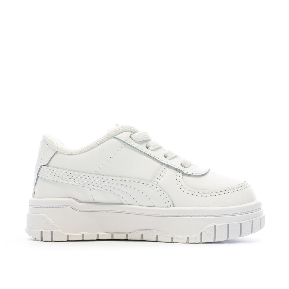 Baskets Blanches Garçon PUMA Cali Dream Snake vue 2