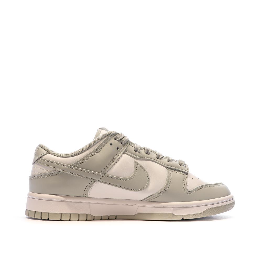 Baskets Blanches/Grises Homme Nike Dunk Low Retro vue 2